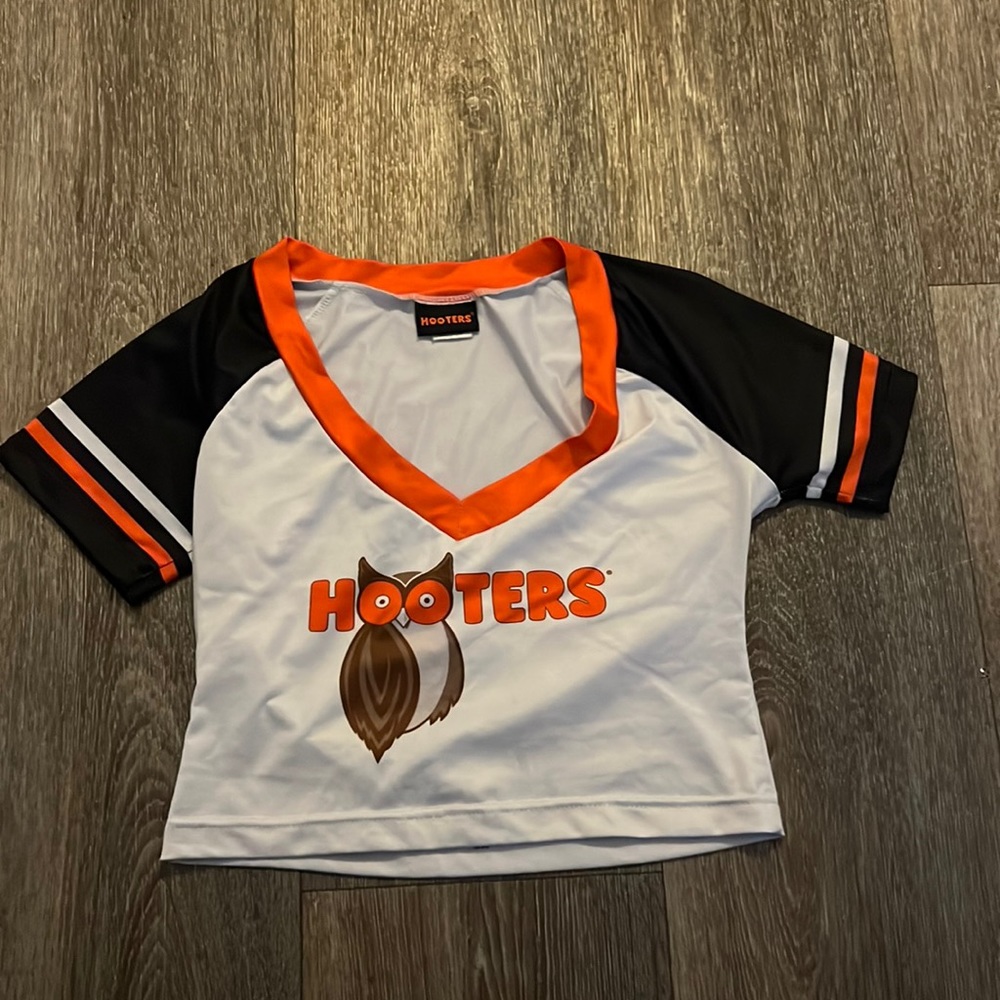 Hooters Cropped Football Jersey